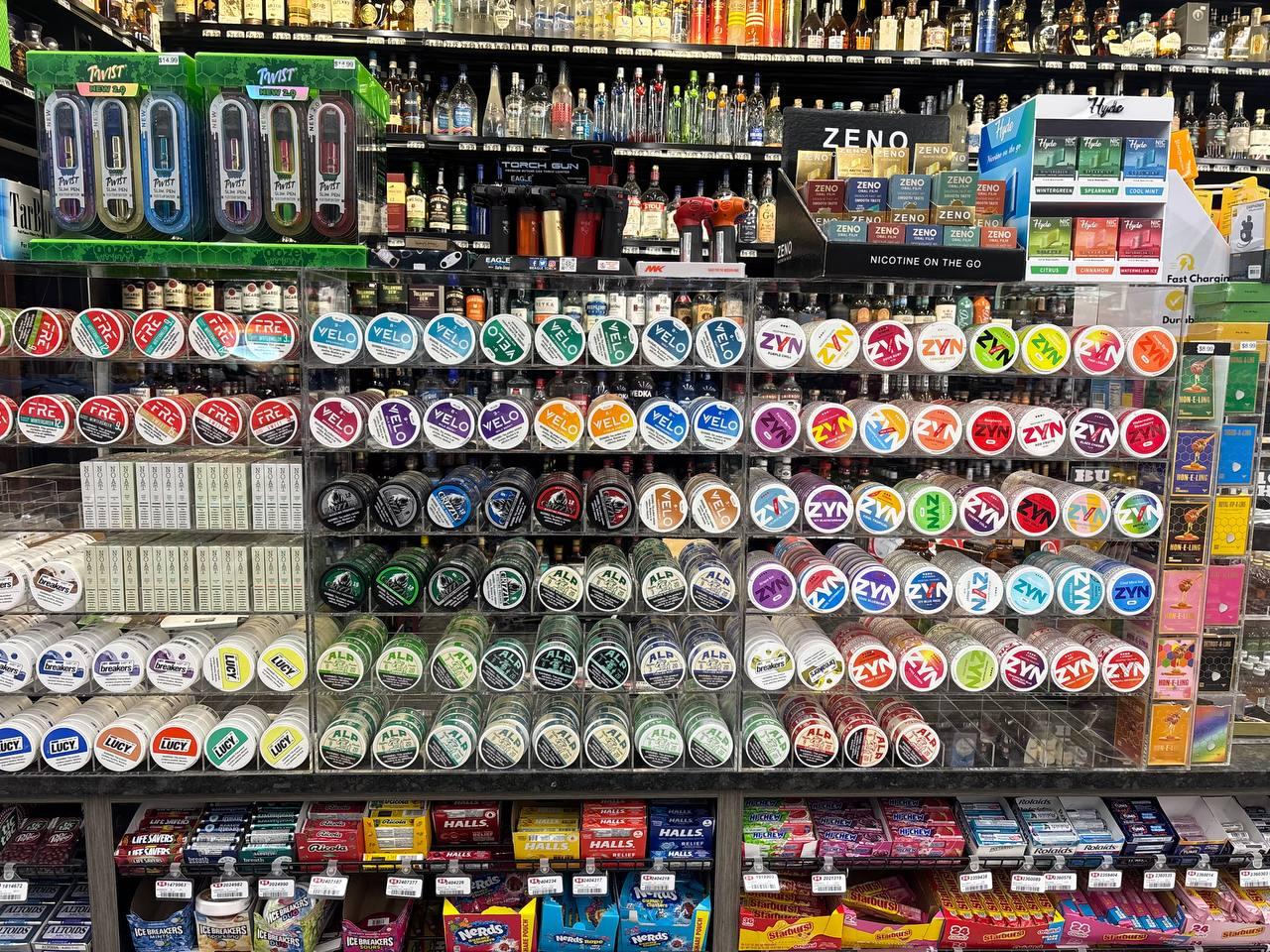 Vape pucks and accessory display